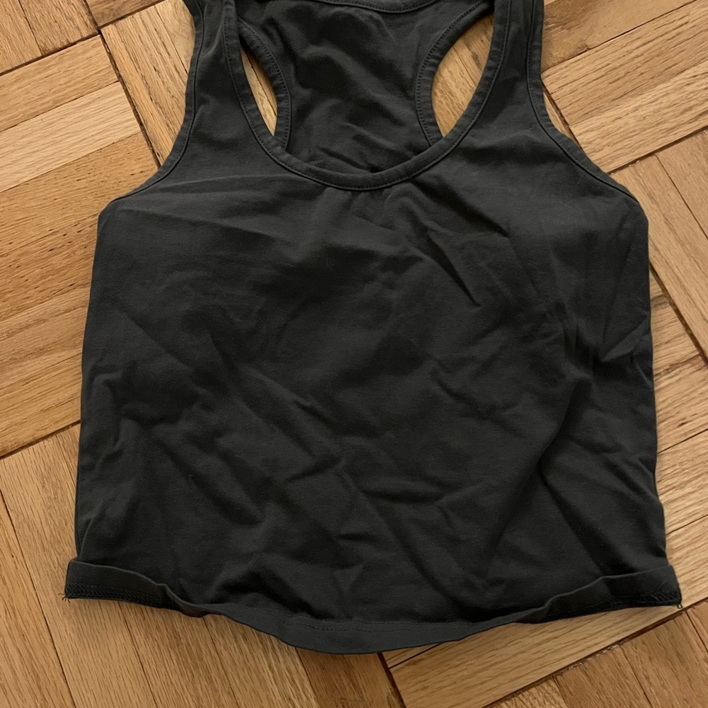 Black Racerback Tank Top